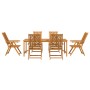 Juego de Comedor de Jardín de 7 Piezas de Madera Maciza de Acacia | Foro24.es | Tu tienda online para hogar, jardín y más Foro24.es