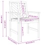 Conjunto de salón de jardín de 4 piezas de madera maciza de acacia | Foro24.es | Tu tienda online para hogar, jardín y más Foro24.es