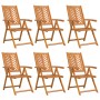Sillas Reclinables de Jardín 6 pcs de Madera Maciza de Acacia | Foro24.es | Tu tienda online para hogar, jardín y más Foro24.es