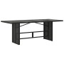 Conjunto de Comedor de Jardín de 9 Piezas Rattan Poliéster Negro | Foro24.es | Tu tienda online para hogar, jardín y más Foro24.es