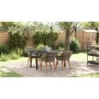 Conjunto de Comedor de Jardín de 5 Piezas en Ratán Gris | Foro24.es | Tu tienda online para hogar, jardín y más Foro24.es