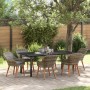 Conjunto de Comedor de Jardín de 7 Piezas de Poliratán Gris | Foro24.es | Tu tienda online para hogar, jardín y más Foro24.es