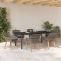 Conjunto de Comedor de Jardín de 7 Piezas de Poliratán Gris | Foro24.es | Tu tienda online para hogar, jardín y más Foro24.es
