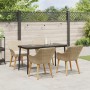 Juego de Comedor de Jardín de 5 Piezas en Ratán Poly Beige | Foro24.es | Tu tienda online para hogar, jardín y más Foro24.es