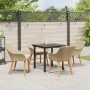 Conjunto de Comedor de Jardín de 5 Piezas en Ratán y Poliéster Beige by , Garden tables - Ref: Foro24-3261699, Price: 553,01 ...