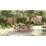Juego de Comedor de Jardín de 7 Piezas Ratán Poliéster Beige | Foro24.es | Tu tienda online para hogar, jardín y más Foro24.es