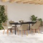 Conjunto de Comedor de Jardín de 7 Piezas Beige de Ratán by , Garden tables - Ref: Foro24-3261703, Price: 934,48 €, Discount: %
