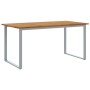 Conjunto de Comedor de Jardín de 7 Piezas de Madera Maciza de Acacia y Metal | Foro24.es | Tu tienda online para hogar, jardín y más Foro24.es