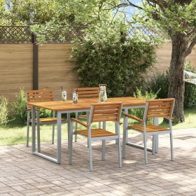 Conjunto de Comedor de Jardín de 5 Piezas de