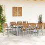 Juego de Comedor de Jardín de 9 Piezas de Madera Sólida de Acacia y Metal von , Gartensets - Ref: Foro24-3284350, Preis: 862,...