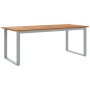 Juego de Comedor de Jardín de 9 Piezas de Madera Sólida de Acacia y Metal von , Gartensets - Ref: Foro24-3284350, Preis: 862,...
