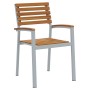 Juego de Comedor de Jardín de 9 Piezas de Madera Sólida de Acacia y Metal von , Gartensets - Ref: Foro24-3284350, Preis: 862,...