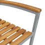 Juego de Comedor de Jardín de 9 Piezas de Madera Sólida de Acacia y Metal von , Gartensets - Ref: Foro24-3284350, Preis: 862,...