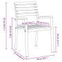 Juego de Comedor de Jardín de 9 Piezas de Madera Sólida de Acacia y Metal von , Gartensets - Ref: Foro24-3284350, Preis: 862,...