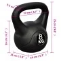 Kettlebell Kettlebell 8 kg von vidaXL, freies Gewicht - Ref: Foro24-90389, Preis: 34,29 €, Rabatt: %