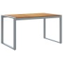 Juego de Comedor de Jardín de 7 Piezas de Madera Sólida de Acacia y Metal | Foro24.es | Tu tienda online para hogar, jardín y más Foro24.es