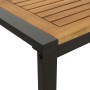 Conjunto de Comedor de Jardín de 7 Piezas de Madera Maciza de Acacia y Metal by , Garden tables - Ref: Foro24-3284389, Price:...