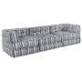 Sofá modular tipo puff de 3 plazas convertible tela gris claro by , Cushions for chairs and sofas - Ref: Foro24-3315097, Pric...