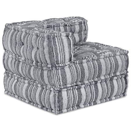 Sofá modular tipo puff de 4 plazas convertible tela gris claro by , Cushions for chairs and sofas - Ref: Foro24-3315098, Pric...