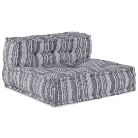 Sofá modular tipo puff de 4 plazas convertible