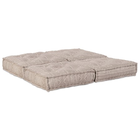 Sofá modular tipo puff 2 plazas convertible tela marrón claro by , Cushions for chairs and sofas - Ref: Foro24-3315105, Price...
