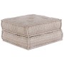 Sofá modular tipo puff 2 plazas convertible tela marrón claro by , Cushions for chairs and sofas - Ref: Foro24-3315105, Price...
