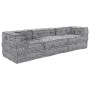 Sofá modular tipo puff 3 plazas convertible tela gris claro by , Cushions for chairs and sofas - Ref: Foro24-3315107, Price: ...