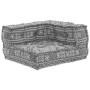 Sofá modular tipo puff 3 plazas convertible tela gris claro by , Cushions for chairs and sofas - Ref: Foro24-3315107, Price: ...
