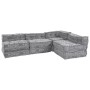 Sofá modular tipo puff 4 plazas convertible tela gris claro by , Cushions for chairs and sofas - Ref: Foro24-3315108, Price: ...