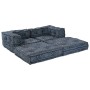 Sofá modular tipo puff 2 plazas convertible tela índigo by , Cushions for chairs and sofas - Ref: Foro24-3315111, Price: 291,...