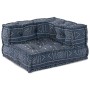 Sofá modular tipo puff 3 plazas convertible tela índigo by , Cushions for chairs and sofas - Ref: Foro24-3315112, Price: 418,...