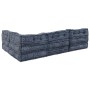 Sofá modular tipo puff 4 plazas convertible tela índigo by , Cushions for chairs and sofas - Ref: Foro24-3315113, Price: 527,...