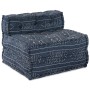 Sofá modular tipo puff 4 plazas convertible tela índigo by , Cushions for chairs and sofas - Ref: Foro24-3315114, Price: 496,...