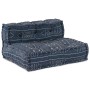 Sofá modular tipo puff 4 plazas convertible tela índigo by , Cushions for chairs and sofas - Ref: Foro24-3315114, Price: 496,...