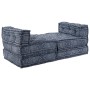 Sofá modular tipo puff 4 plazas convertible tela índigo by , Cushions for chairs and sofas - Ref: Foro24-3315114, Price: 496,...