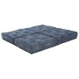 Sofá modular tipo puff 2 plazas convertible tela índigo by , Cushions for chairs and sofas - Ref: Foro24-3315115, Price: 233,...