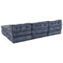 Sofá modular tipo puff 4 plazas convertible tela índigo by , Cushions for chairs and sofas - Ref: Foro24-3315114, Price: 496,...