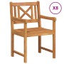 Sillas de Jardín  8 pcs 56x55.5x90 cm Madera Maciza de Acacia, Sillas de Jardín  2 pcs 56x56x90 cm Madera Maciza de Acacia | Foro24.es | Tu tienda online para hogar, jardín y más Foro24.es