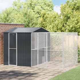 Aviario con extensión acero gris antracita 310x421x247 cm von , Füße und Vogelkäfige - Ref: Foro24-3325165, Preis: 1,00 €, Ra...