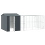 Aviario con extensión acero gris antracita 310x619x247 cm von , Füße und Vogelkäfige - Ref: Foro24-3325166, Preis: 1,00 €, Ra...