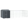 Aviario con extensión acero gris antracita 310x817x247 cm von , Füße und Vogelkäfige - Ref: Foro24-3325167, Preis: 1,00 €, Ra...