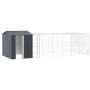 Aviario con extensión acero gris antracita 310x817x247 cm von , Füße und Vogelkäfige - Ref: Foro24-3325167, Preis: 1,00 €, Ra...
