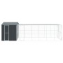 Aviario con extensión acero gris antracita 310x817x247 cm von , Füße und Vogelkäfige - Ref: Foro24-3325167, Preis: 1,00 €, Ra...