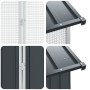 Aviario con extensión acero gris antracita 310x817x247 cm von , Füße und Vogelkäfige - Ref: Foro24-3325167, Preis: 1,00 €, Ra...