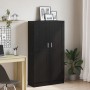 Gabinetes de librería 2 pcs Negro Roble 165x30,5x150 cm Madera von , Bücherregale und Regale - Ref: Foro24-3329275, Preis: 11...
