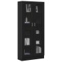 Estanterías 2 uds madera ingeniería roble negro 82,5x30,5x185cm von , Bücherregale und Regale - Ref: Foro24-3329277, Preis: 1...