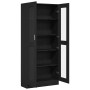 Estanterías 2 uds madera ingeniería roble negro 82,5x30,5x185cm von , Bücherregale und Regale - Ref: Foro24-3329277, Preis: 1...
