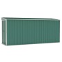 Grüner Wandgartenschuppen aus verzinktem Stahl, 118 x 382 x 178 cm von vidaXL, Schuppen - Ref: Foro24-316229, Preis: 263,13 €...
