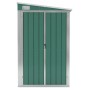Grüner Wandgartenschuppen aus verzinktem Stahl, 118 x 382 x 178 cm von vidaXL, Schuppen - Ref: Foro24-316229, Preis: 263,13 €...