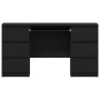 Mesas 2 pcs Roble Negro 140x50x76 cm Madera Elaborada by , Desks - Ref: Foro24-3329284, Price: 191,95 €, Discount: %